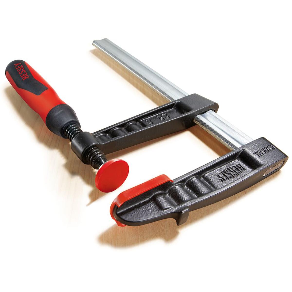 Bessey Original Temperguss-Schraubzwinge TG mit 2-Komponenten-Kunststoffgriff
