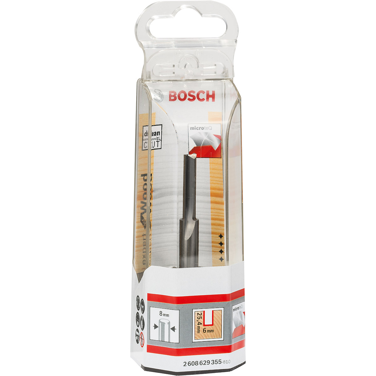 Bosch Nutfräser Expert for Wood, Voll-Carbide