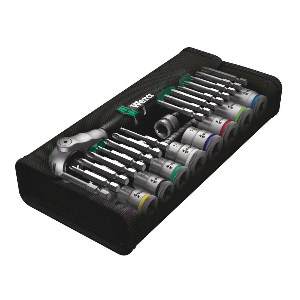 Wera 8100 SB 6 Zyklop Speed-Knarrensatz, 3/8"-Antrieb, metrisch, 29-teilig