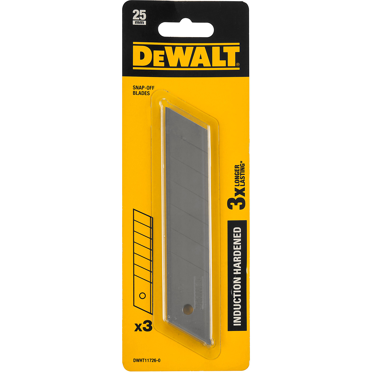 DEWALT Abbrechklingen 25mm 3 Stück