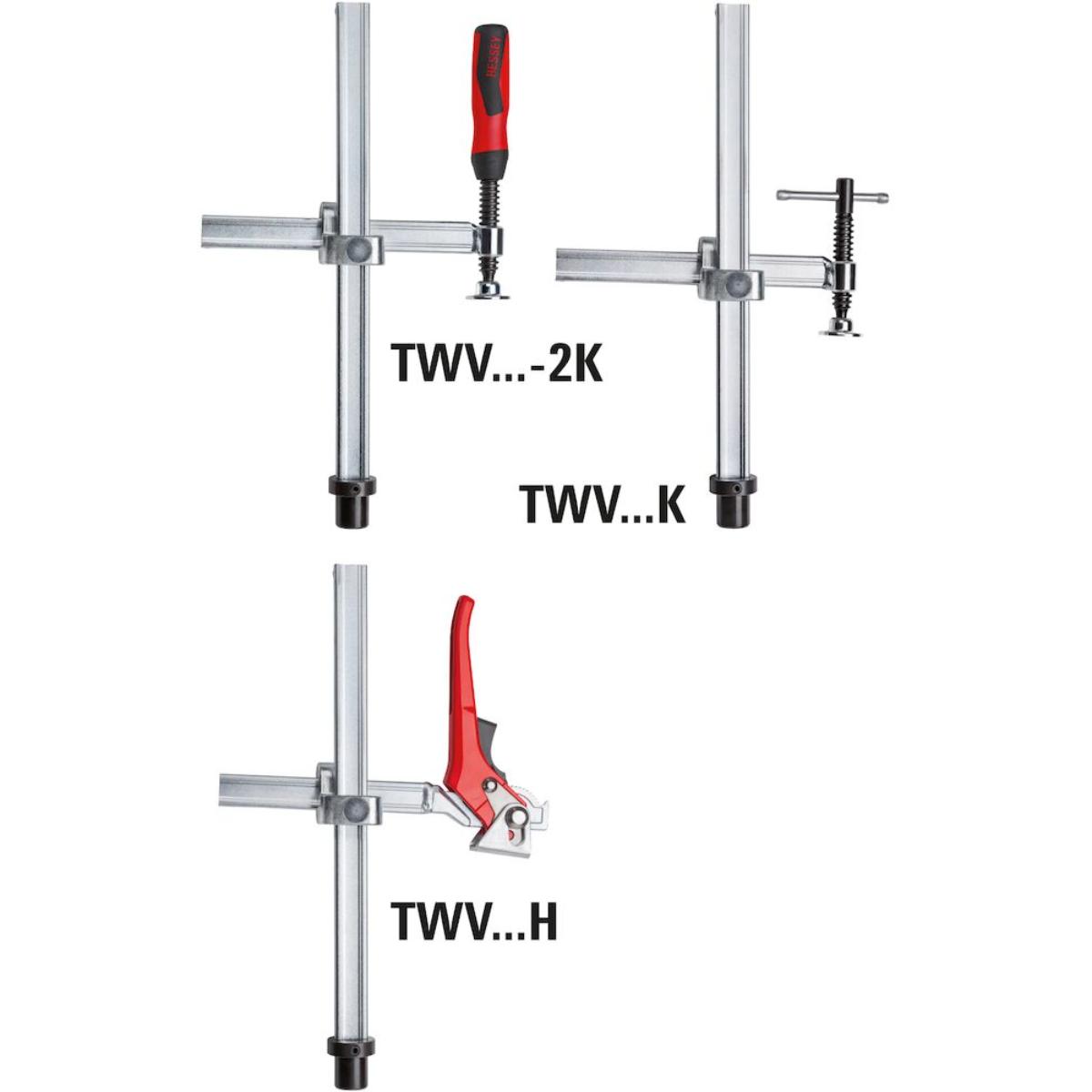 Bessey Spannelement mit variabler Ausladung TWV Hebelgriff