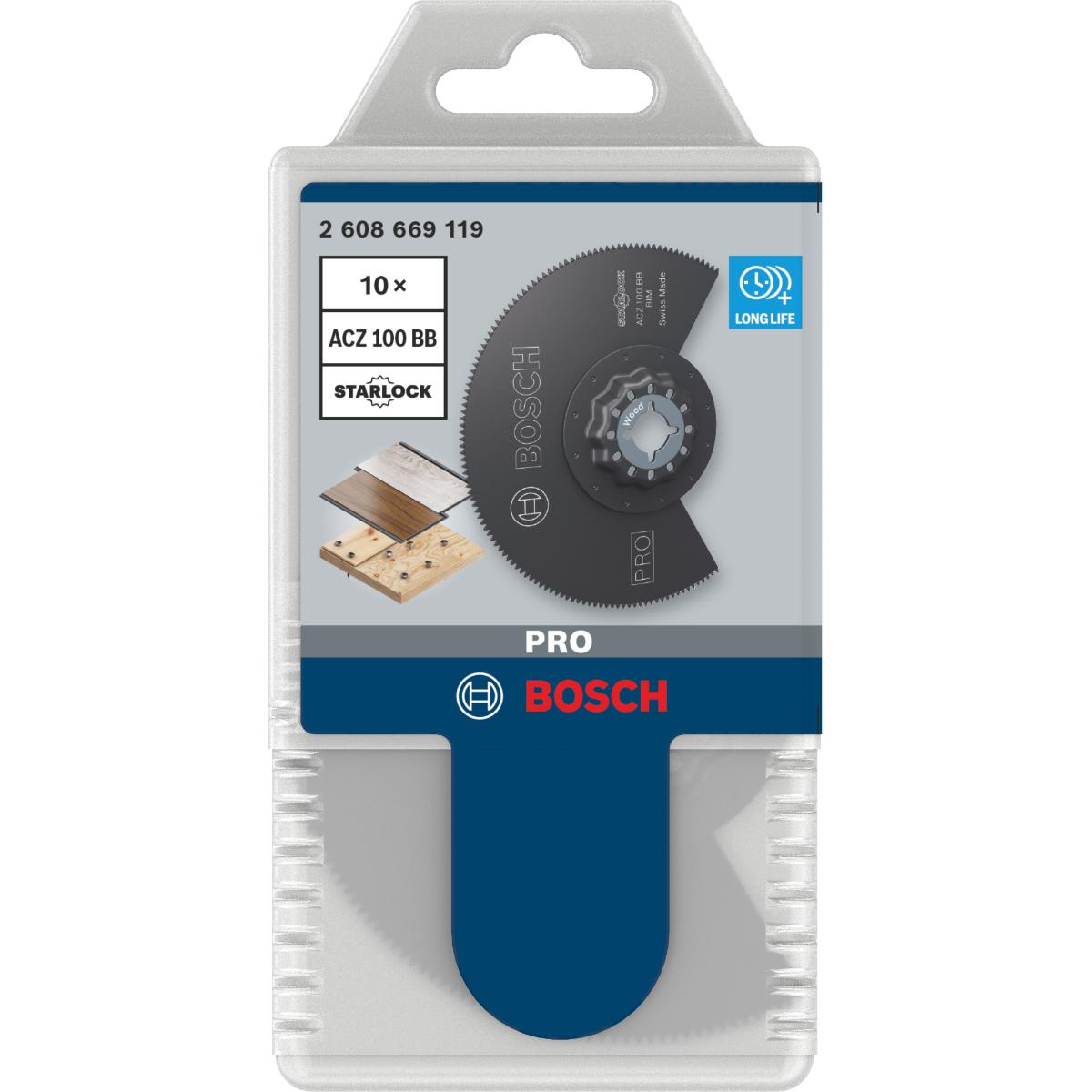 Bosch PRO ACZ 100 BB Blatt für Multifunktionswerkzeuge,100 mm