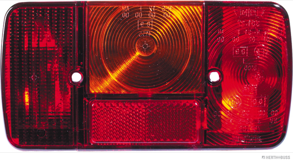 HERTH&BUSS Lichtscheibe, Heckleuchte, links, mit Nebelschlusslicht