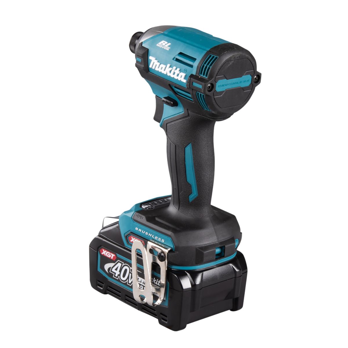 Makita Akku-Schlagschrauber 40V max. / 2,0 Ah, 2 Akkus + Ladegerät im MAKPAC TD003GA202
