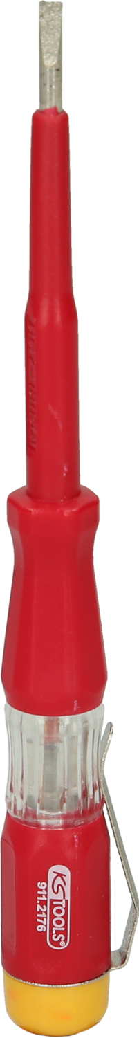 KS Tools Spannungsprüfer mit Schutzisolierung 100-500 V, 140mm