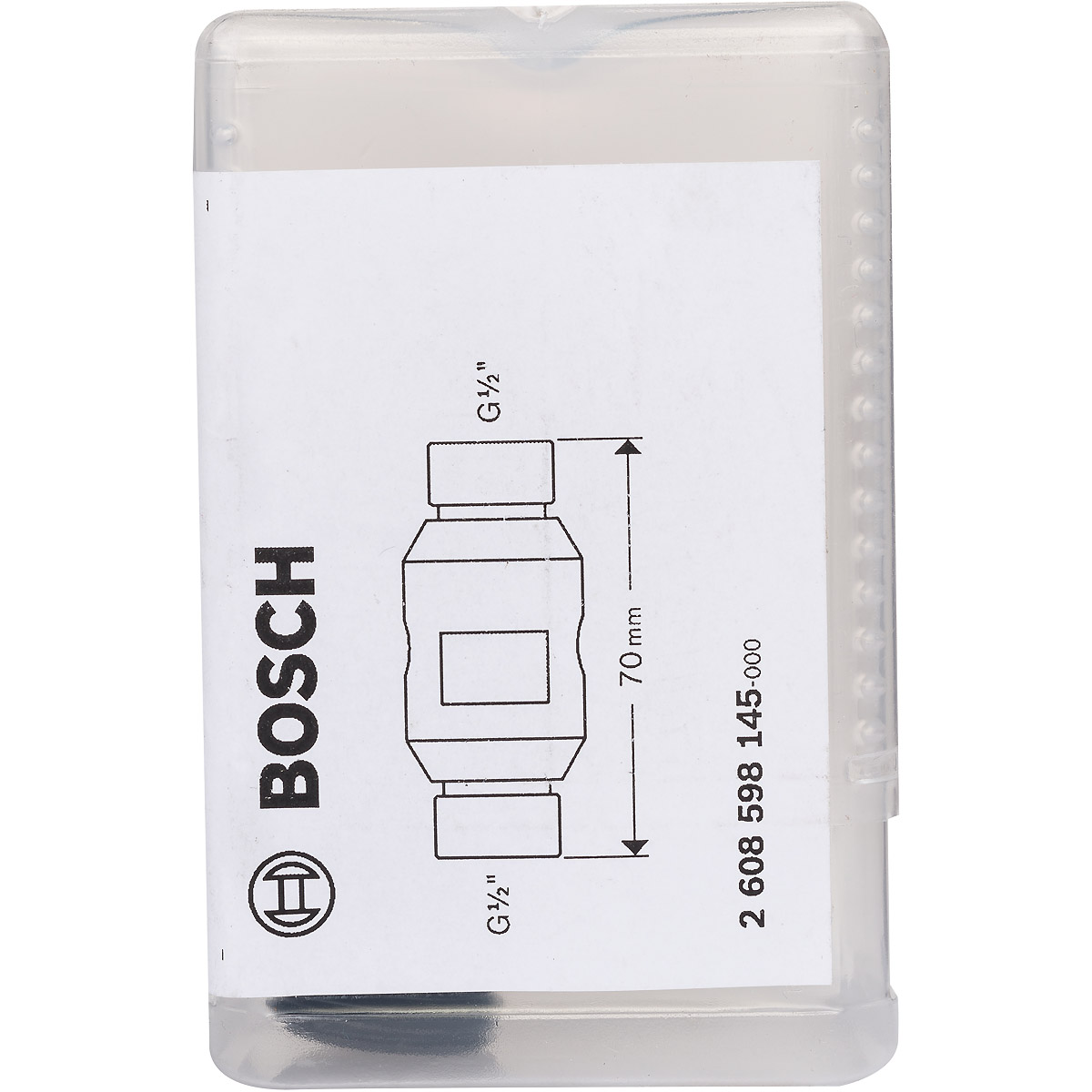 Bosch Adapter für Diamantbohrkronen, Maschinenseite G 1/2 Zoll, Kronenseite G 1/2 Zoll