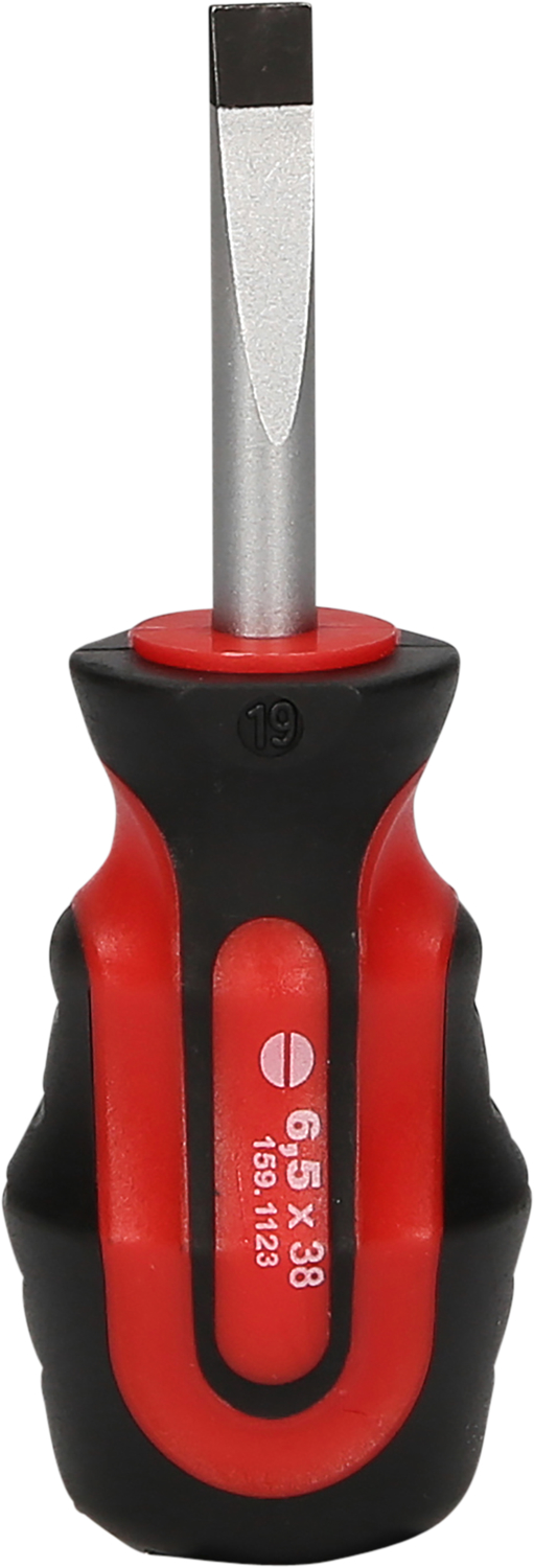 KS Tools ERGOTORQUEplus Schlitz-Schraubendreher, kurz