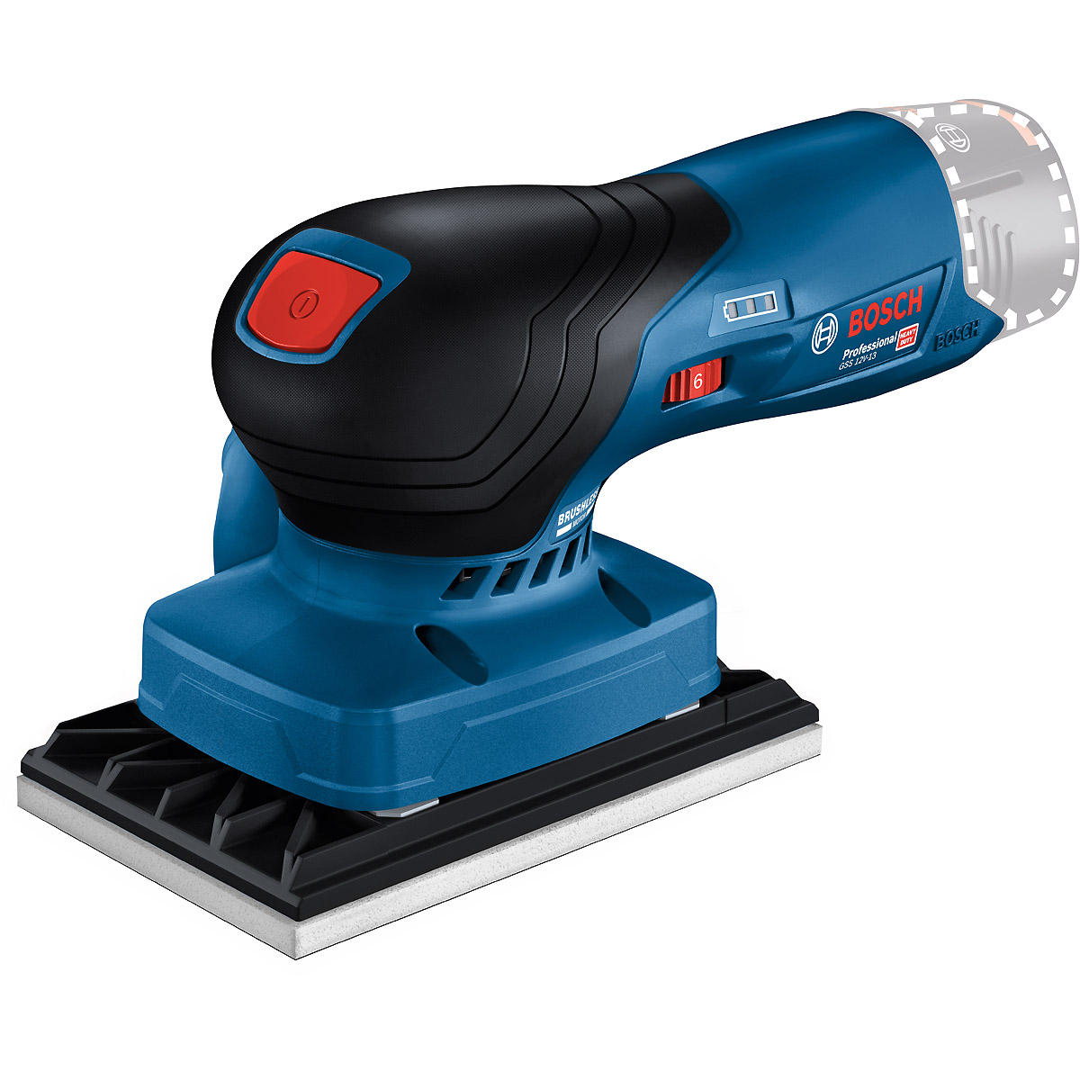 Bosch Akku-Schwingschleifer GSS 12V-13 mit Zubehör-Set