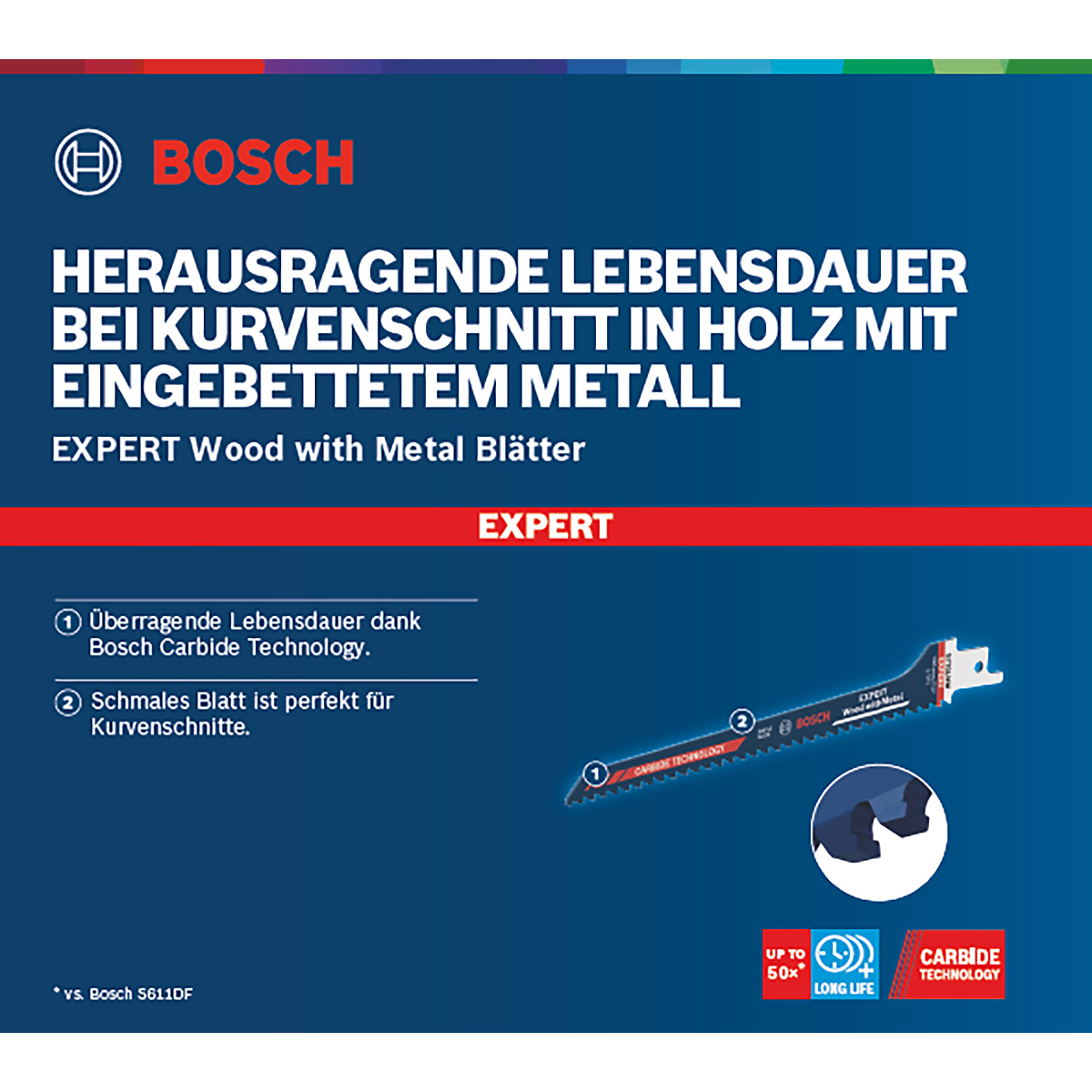 Bosch EXPERT ‘Wood with Metal’ S 715 LHM Säbelsägeblatt