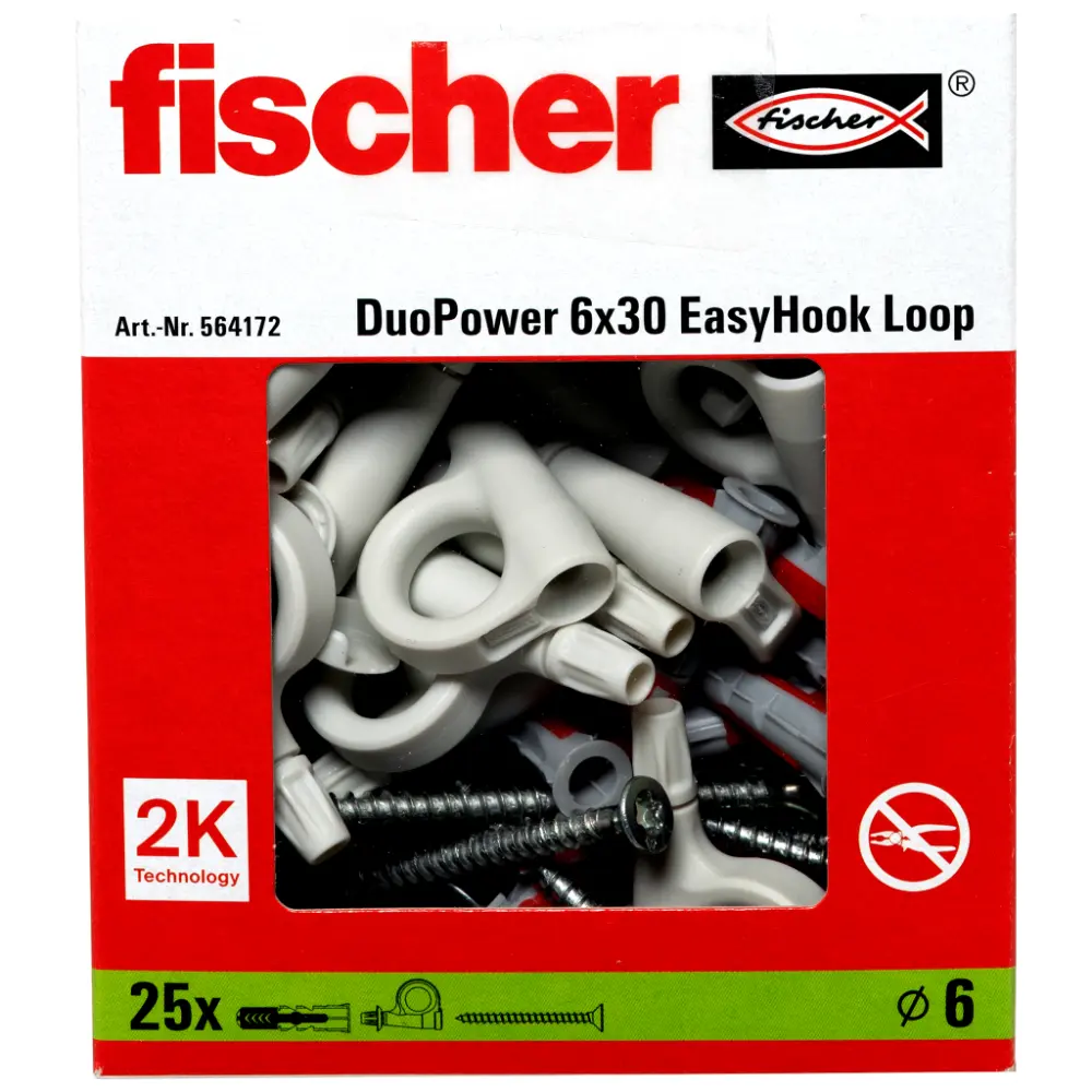 Fischer EasyHook Loop Universaldübel DuoPower 6x30