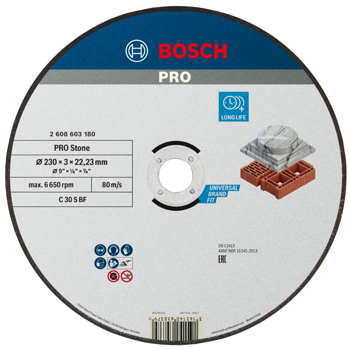 Bosch PRO Trennscheibe gerade Standard for Stone C 30 S BF