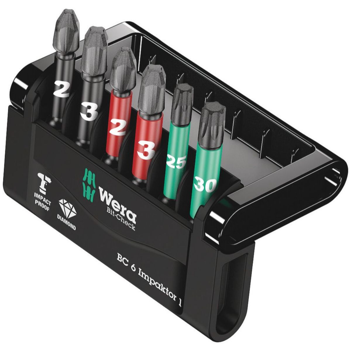 Wera Bit-Check 6 Impaktor 1, 6-teilig