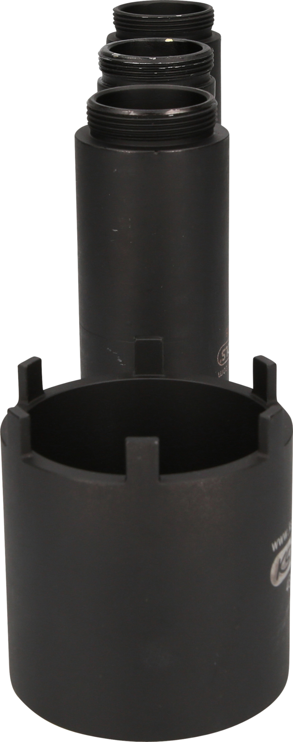 KS Tools Nutmuttern-Schlüssel-Satz mit 4 Führungsrohren für Mercedes, Ø 63 mm , 5-tlg