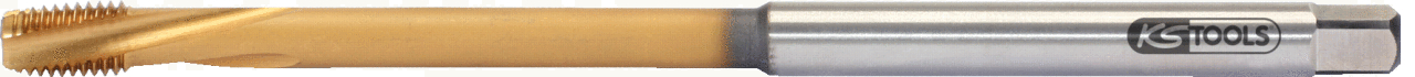 KS Tools Gewindebohrer links, M7, TIN 