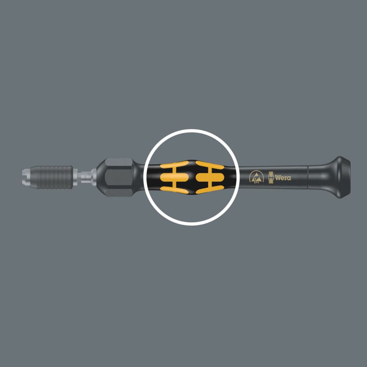 Wera 1431 ESD Kraftform Micro einstellbare Drehmomentschraubendreher mit Schnellwechselfutter