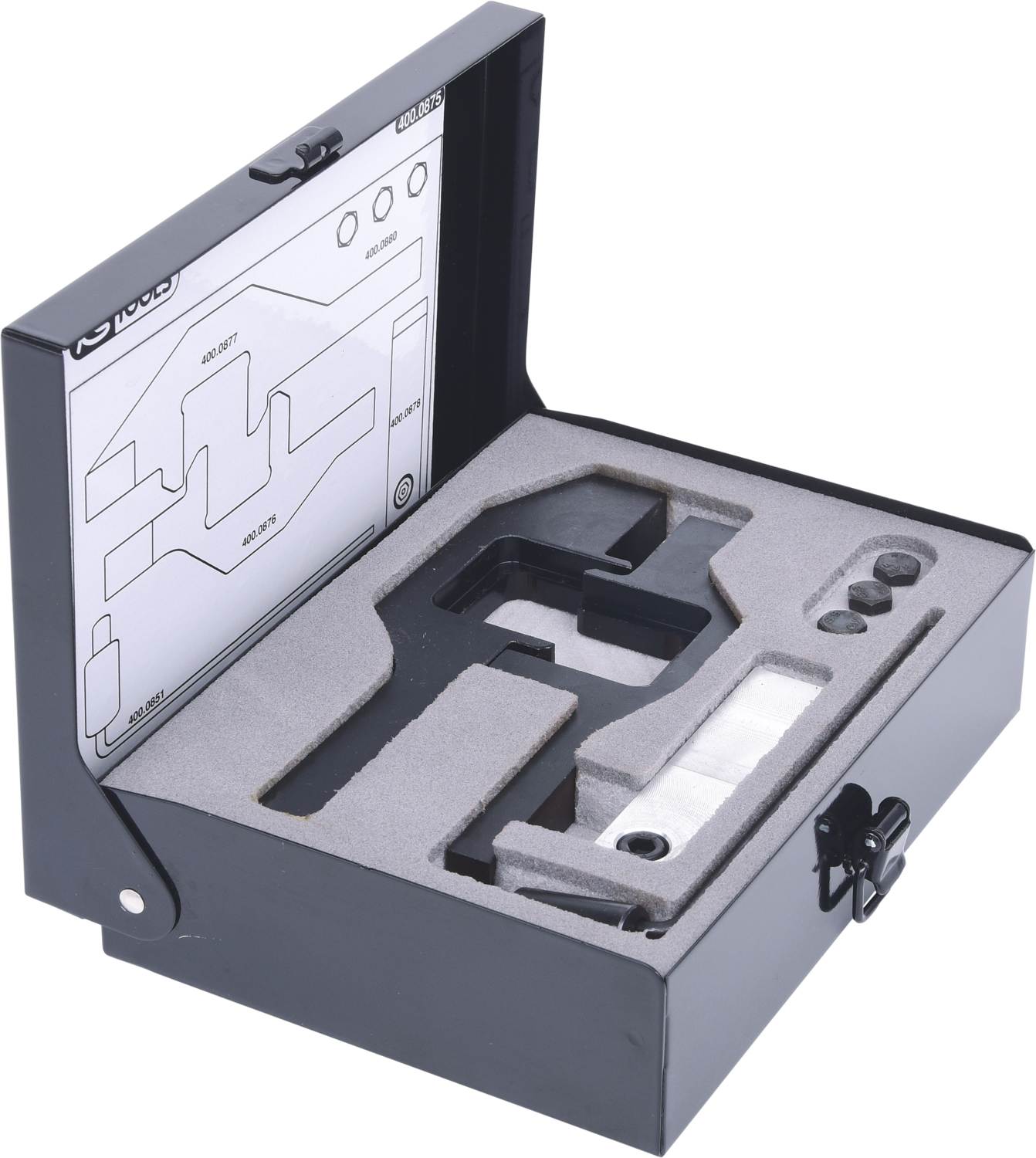 KS Tools Motoreinstell-Werkzeug-Satz für BMW - Mini - PSA, 7-tlg 1,4 Motoren
