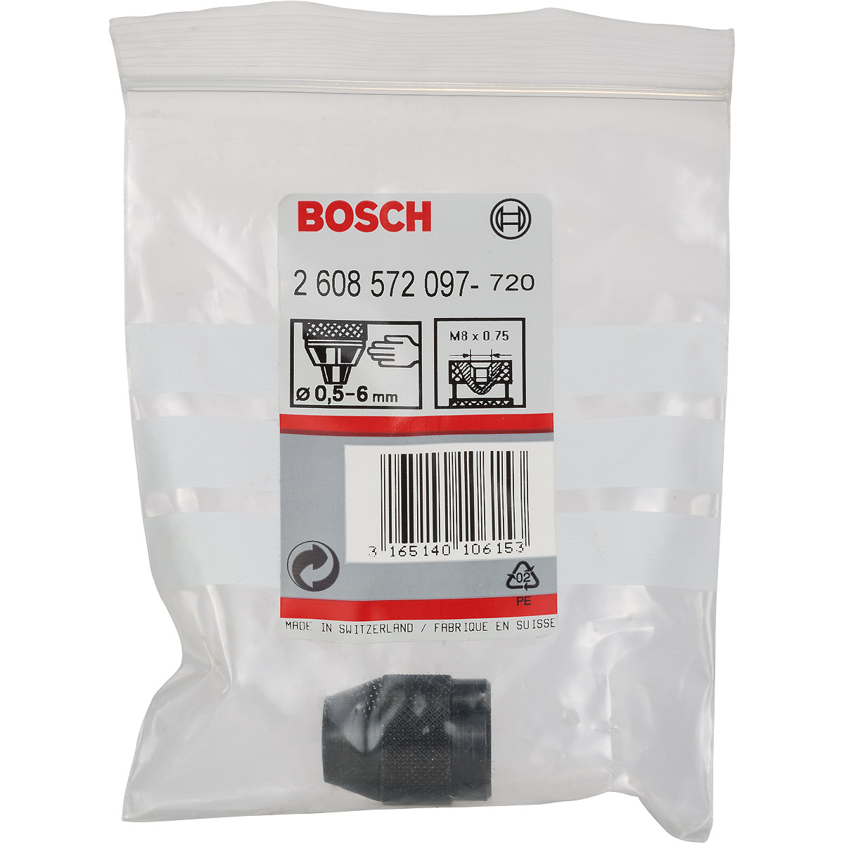 Bosch Ersatzbohrfutter für Bohrmaschinen