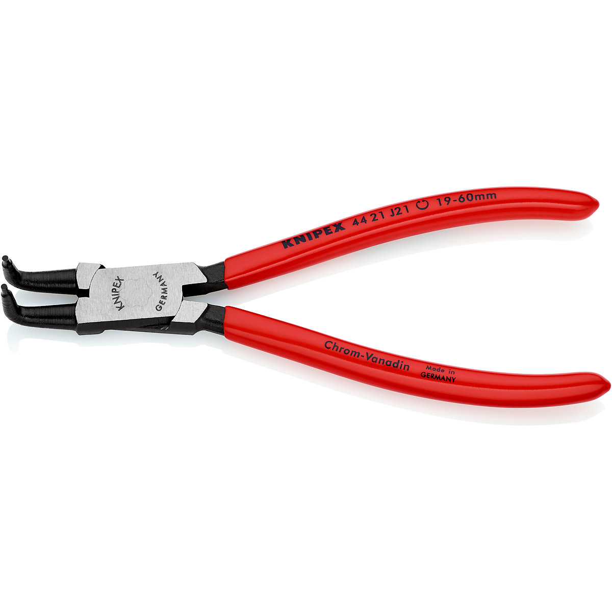 KNIPEX Sicherungsringzange atramentiert angewinkelt