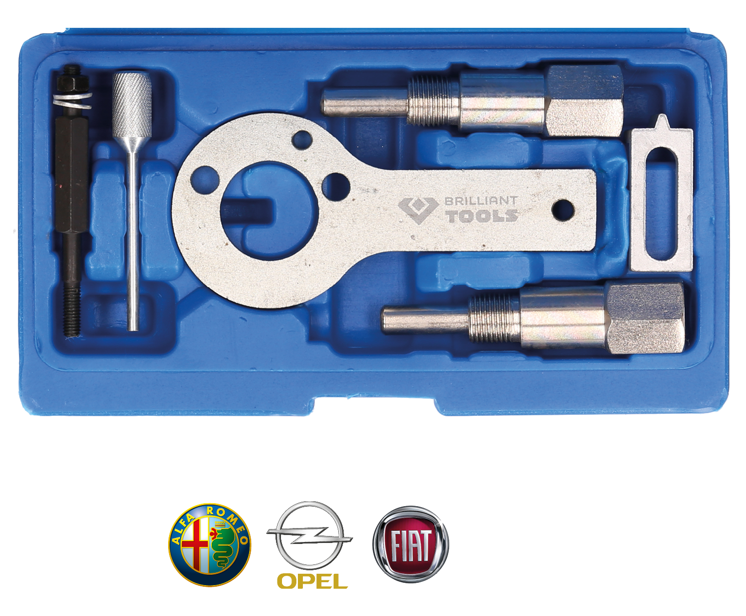 Brilliant Tools Motor-Einstellwerkzeug-Satz für Fiat, Opel, Alfa 1.9, 2.4 16V Diesel - BT594450