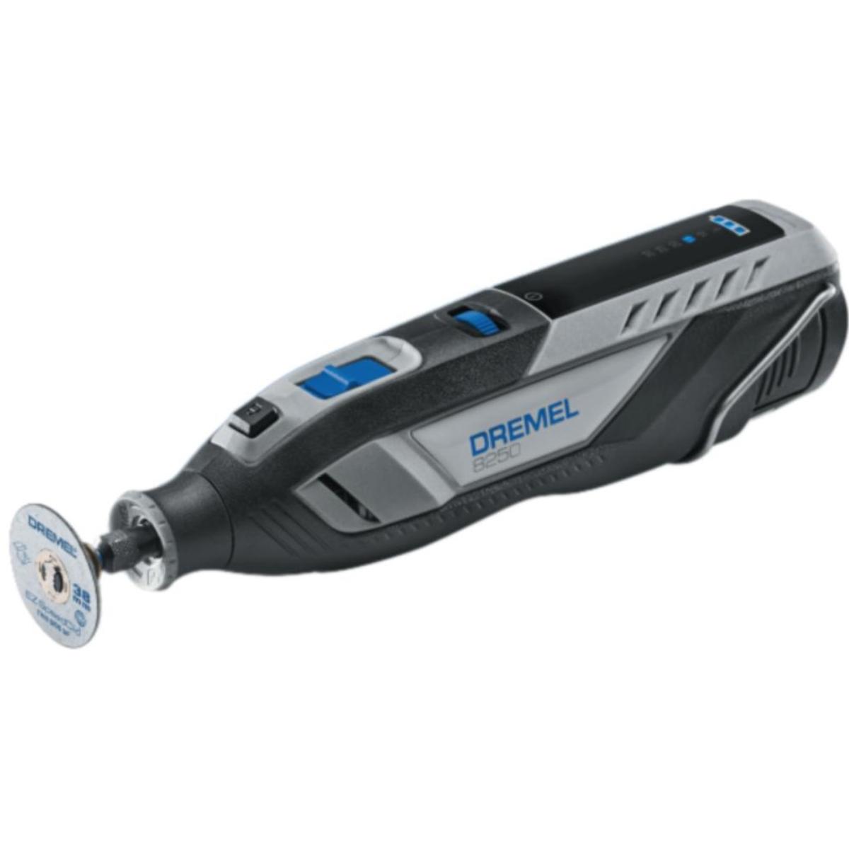 DREMEL 8250, Kabelgebundenes Multifunktionswerkzeug, 65 Zubehöre, 5 Aufsätze