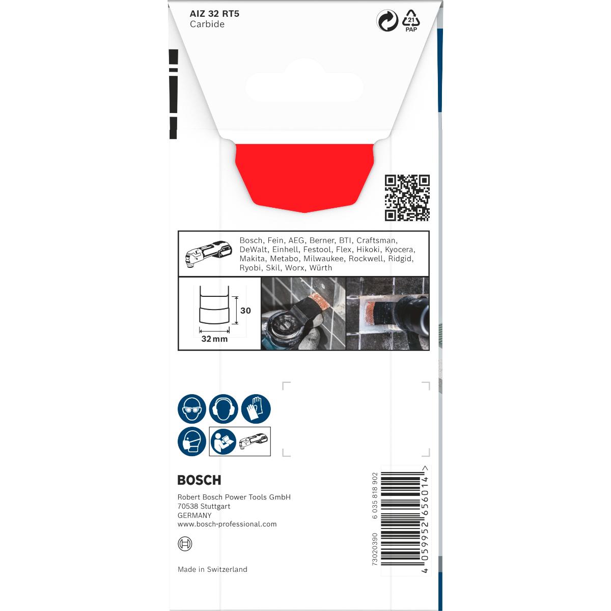 Bosch PRO AIZ 32 RT5 Blatt für Multifunktionswerkzeuge,2,5 x 32 mm