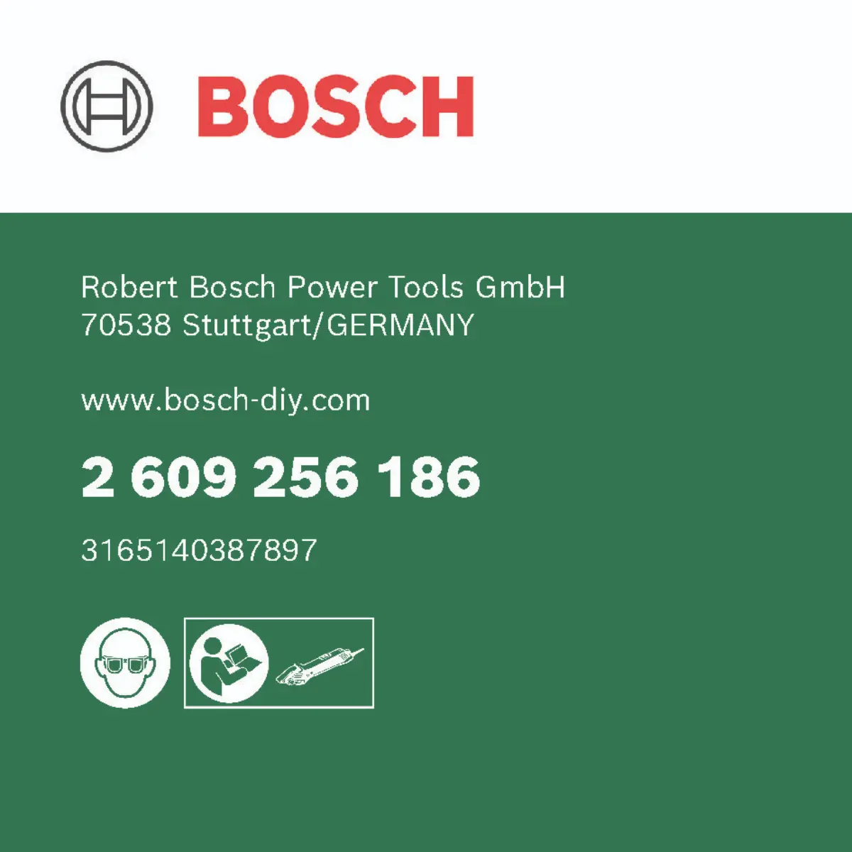 Bosch Schleifband-Set für Bosch-Varioschleifer, rote Qualität K=60-120, 3-tlg.