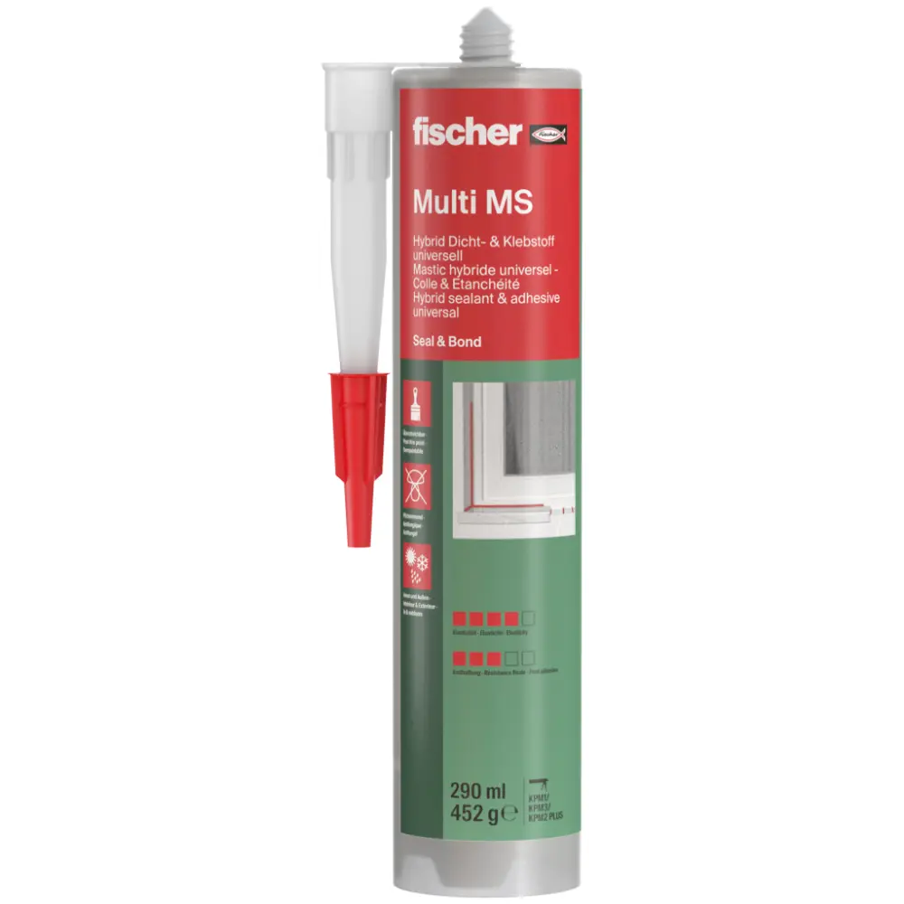 Fischer Bauklebstoff Multi MS 290 weiß