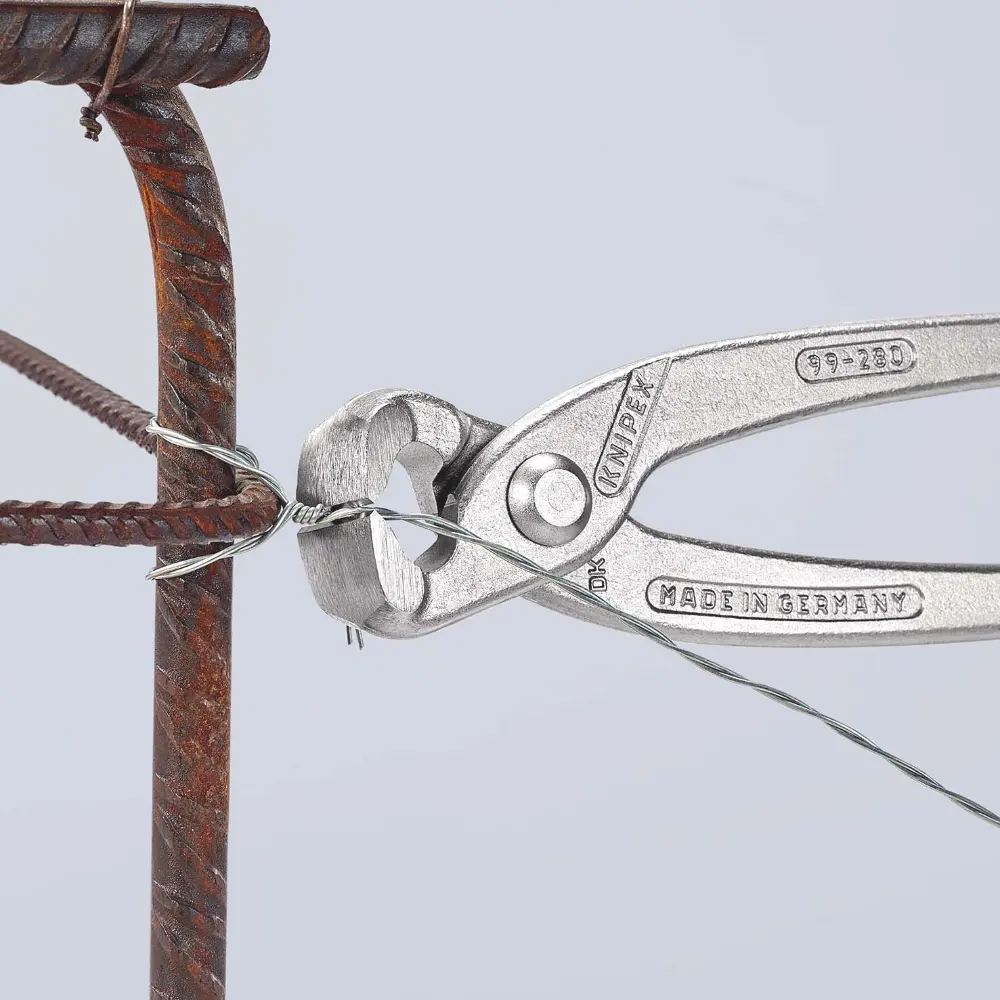KNIPEX Monierzange (Rabitz- oder Flechterzange) glanzverzinkt 280 mm