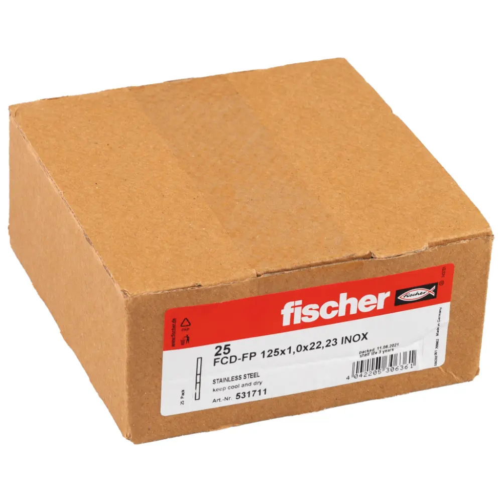 Fischer Trennscheibe FP 1,0/125 flach Inox