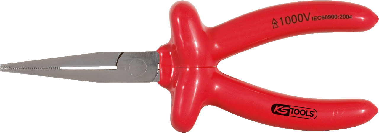 KS Tools 1000V Flachzange, lange Backen, 160mm
