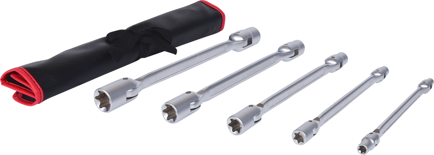 KS Tools Torx-E-Doppel-Gelenkschlüssel-Satz, 5-tlg