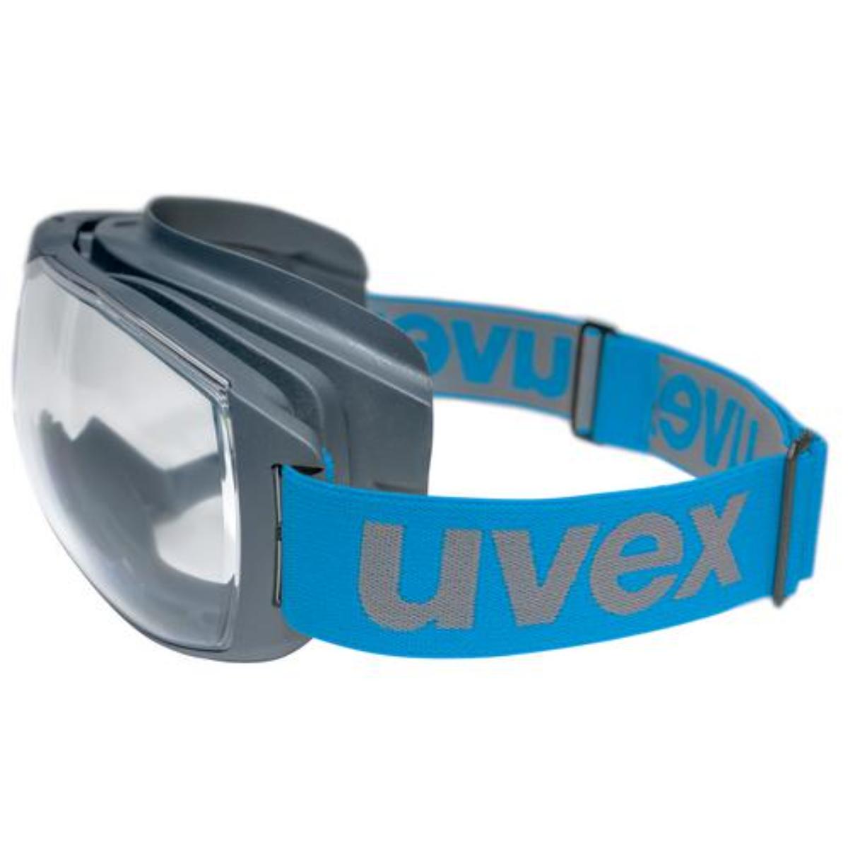 uvex Vollsichtbrille megasonic blau