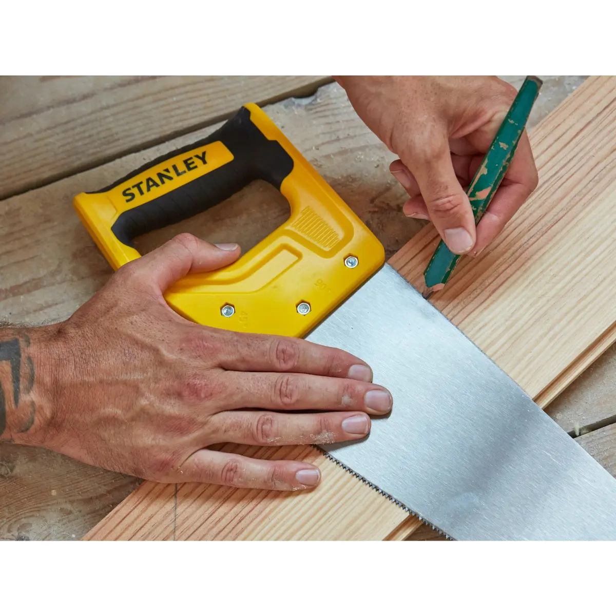 STANLEY Sharpcut Holzsäge 15"/ 380 mm, 7 TPI