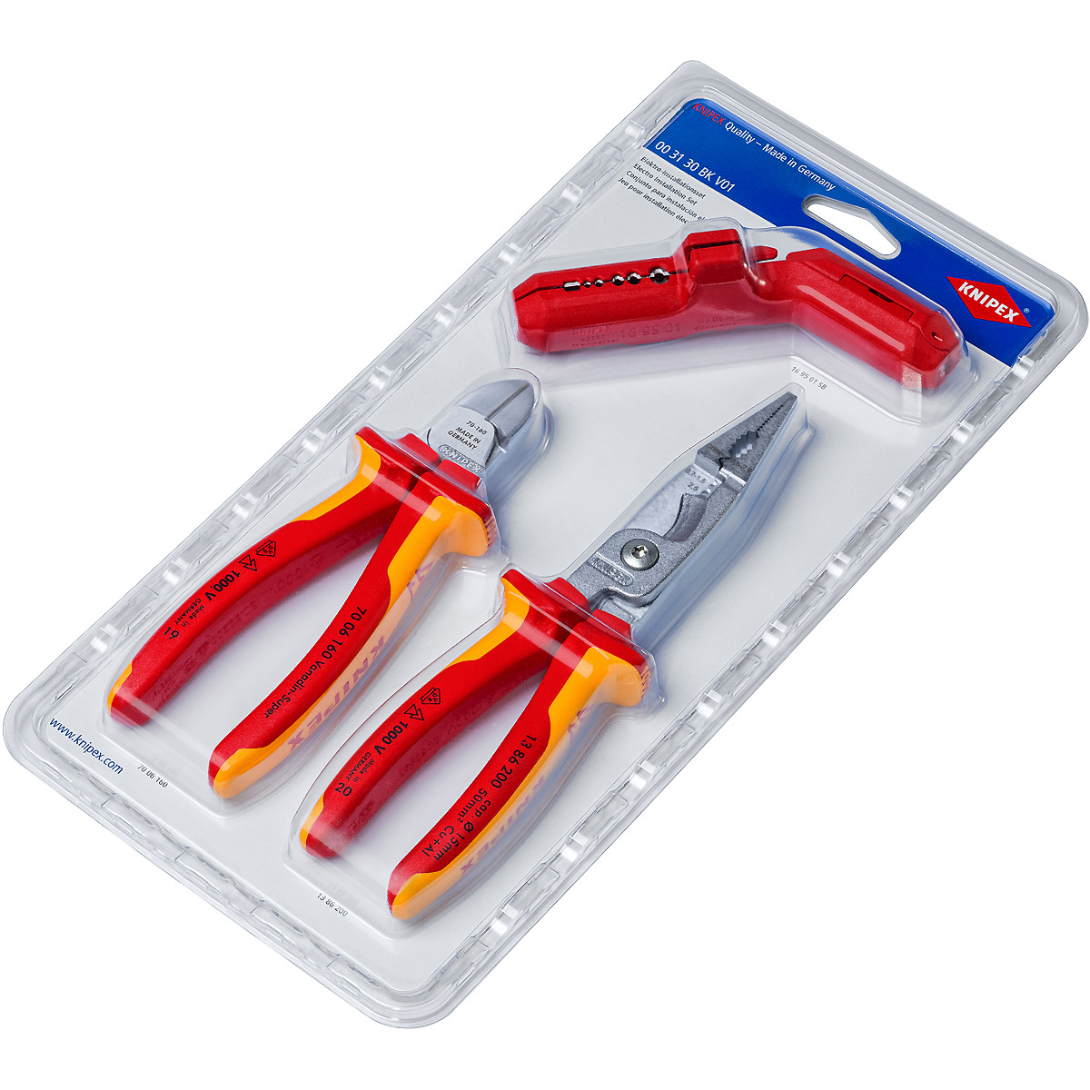 KNIPEX Elektro-Installationsset 340 mm