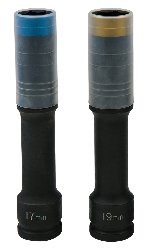 KS Tools SlimPOWER Impact-Stecknuss-Satz, extra lang, 2-tlg, 1/2", 17+19mm