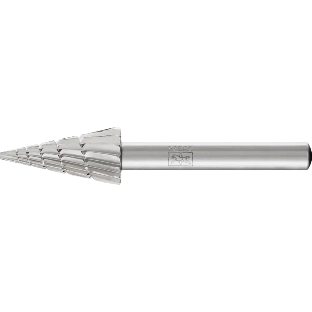 PFERD TOOLS HSS Frässtift Spitzkegelform G Z 2 universal mittel Spanbrecher