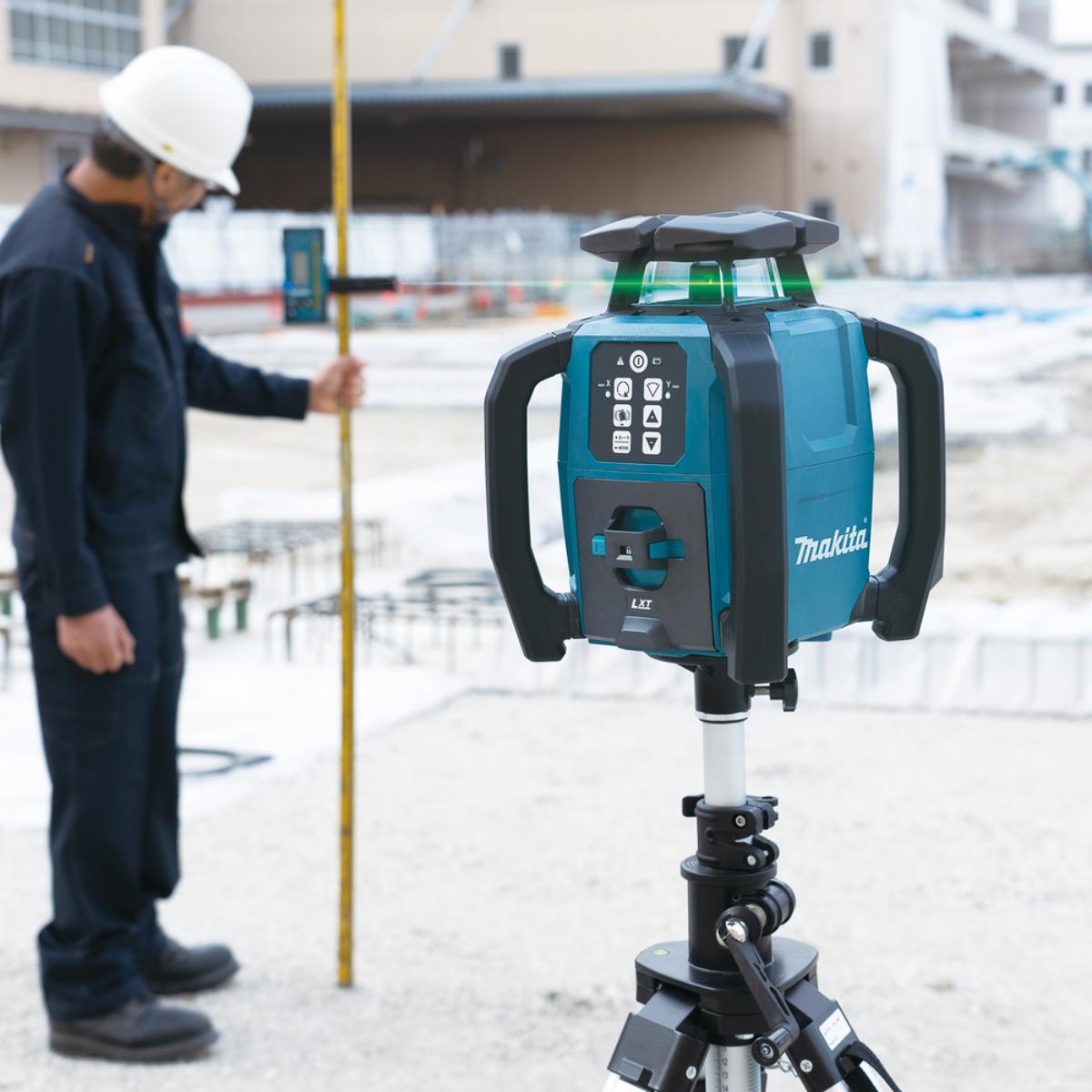 Makita Akku-Rotationslaser 40V max / 18V / 12V max, 800 m, Grün
