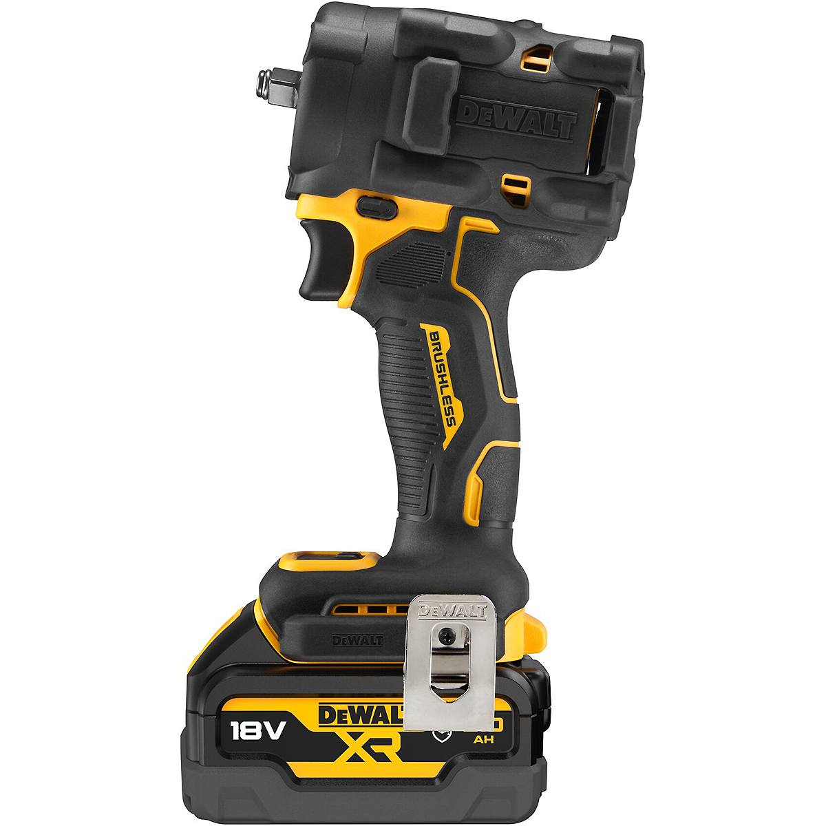 DEWALT Akku-Schlagschrauber 3/8 Zoll XR 18V 406Nm Spezialausführung + 2 Akku + Schnellladegerät