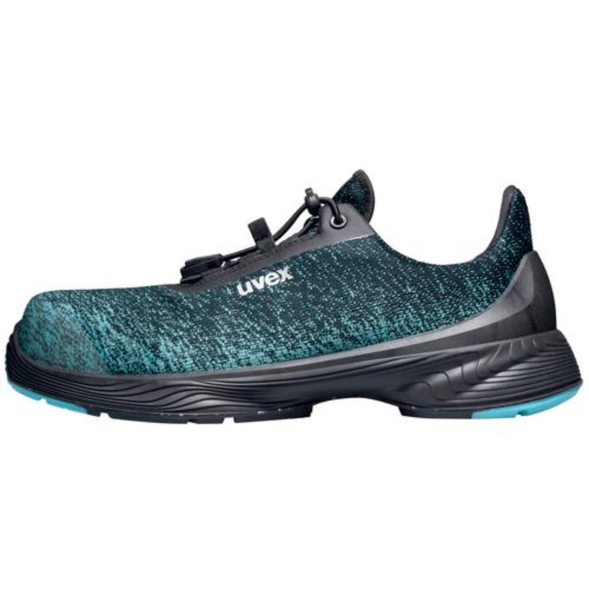 uvex 1 G2 Sicherheitsschuh Halbschuhe S1P, schwarz/grün/blau