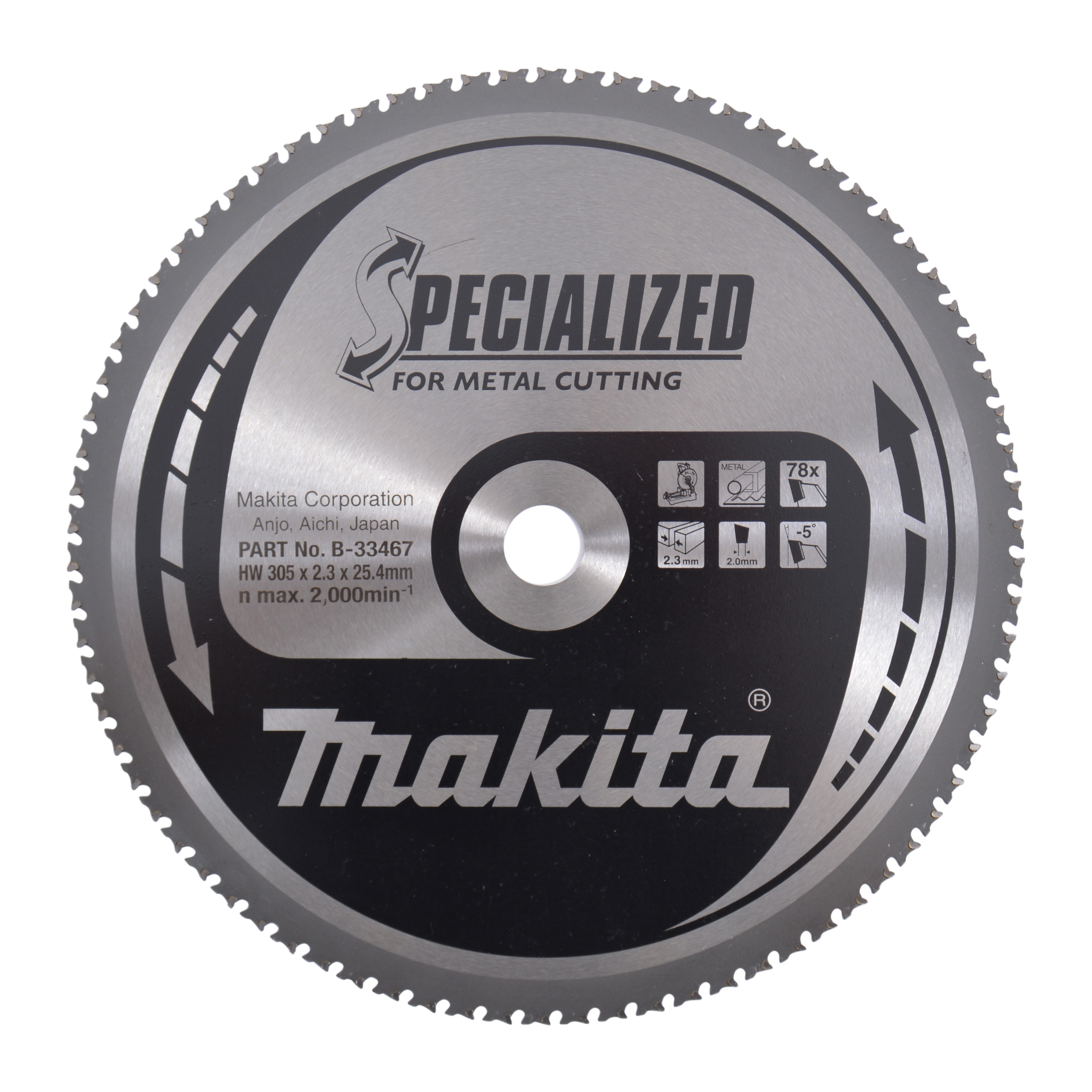 Makita SPECIALIZED Sägeb.305x1"x78Z - B-33467