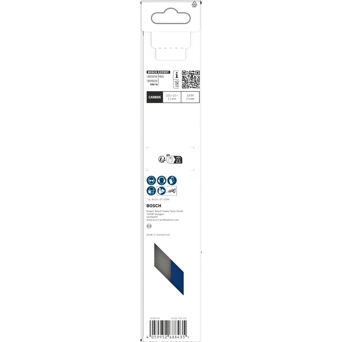Bosch EXPERT Medium-Thick Tough Metal S1155HHC Säbelsägeblatt, 1-Stück