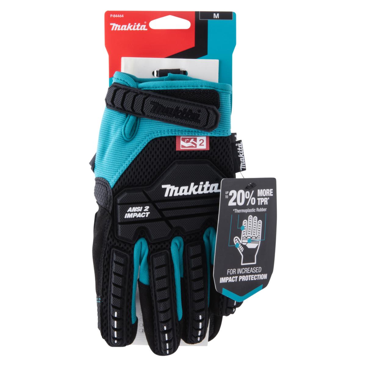 Makita Arbeitshandschuhe - verstärkt - Knöchelschutz - Touchscreenfähig