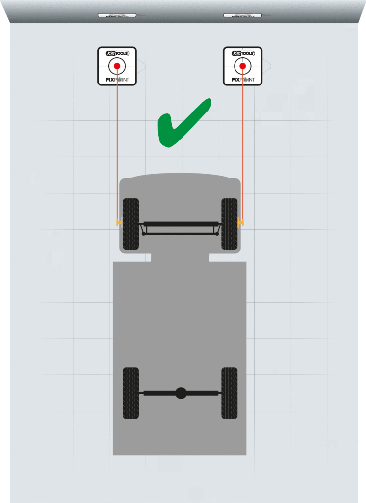 KS Tools LKW- und Transporter Fahrwerkjustier-System, 21-tlg
