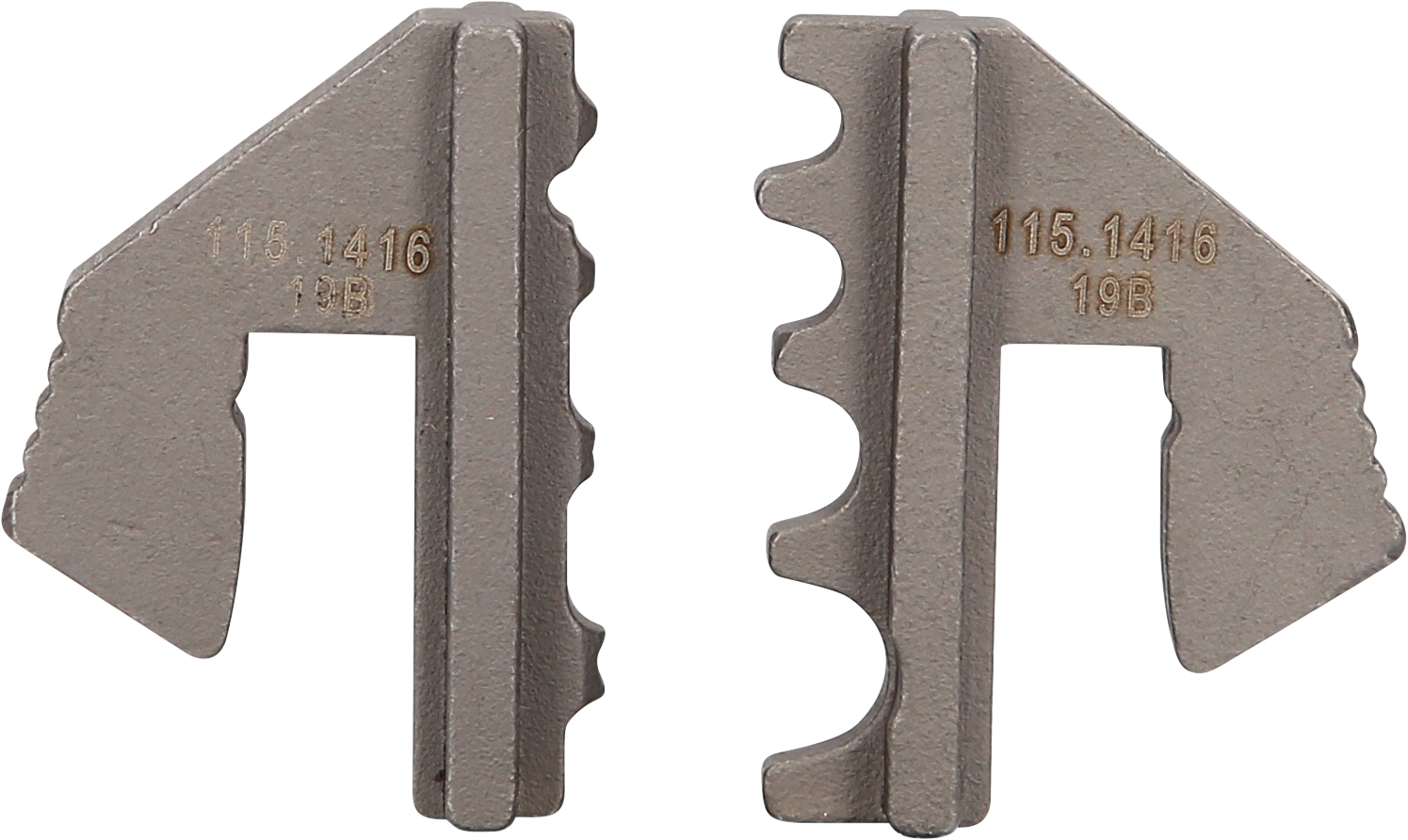 KS Tools Paar Crimp-Einsätze für nicht isolierte Kabelösen, Ø 0,5 - 10 mm 