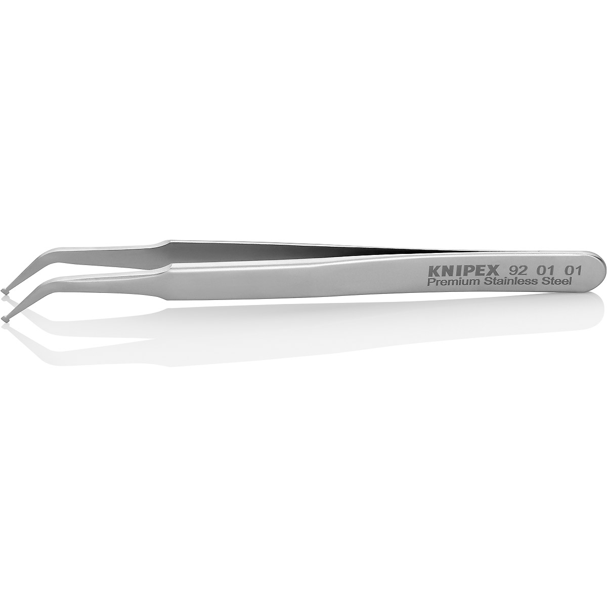 KNIPEX SMD Präzisionspinzette Edelstahl angewinkelt
