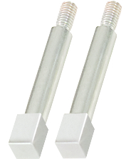 KS Tools Vierkantadapter, 10mm, 2er Pack, verchromt