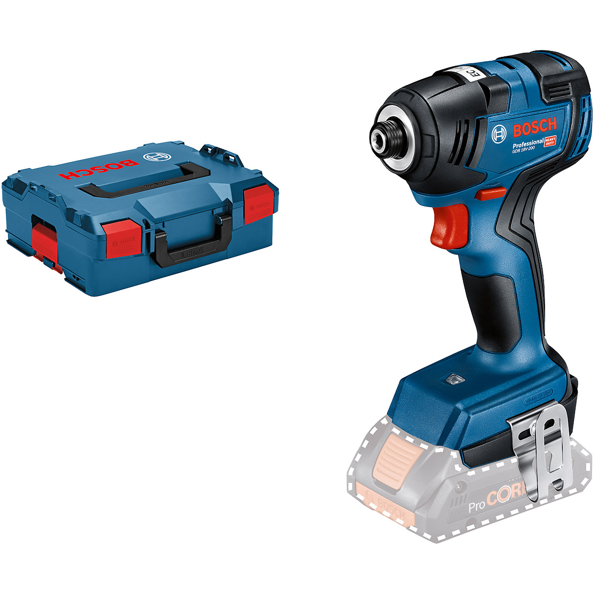 Bosch Akku-Drehschlagschrauber GDR 18V-200 in L-BOXX