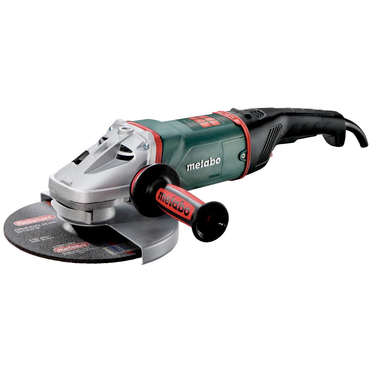 Metabo Winkelschleifer WEA 26-230 MVT Quick mit Schnellspannmutter, drehbarem Haupthandgriff - Karto