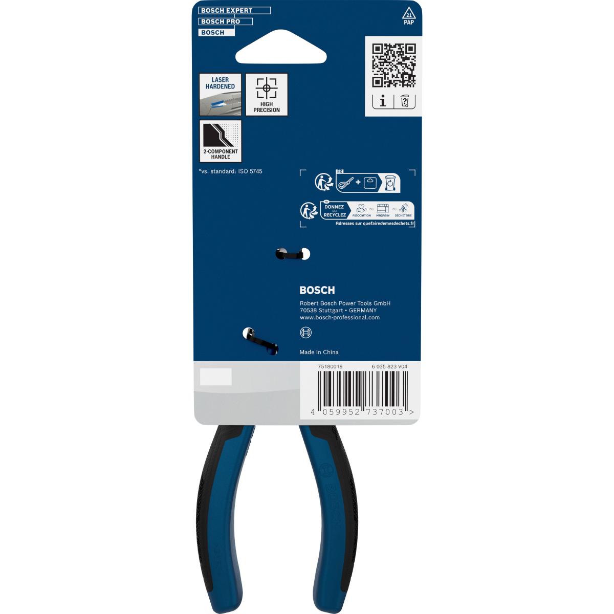 Bosch Spitzzangen 180 mm, Mehrkomponentengriffe