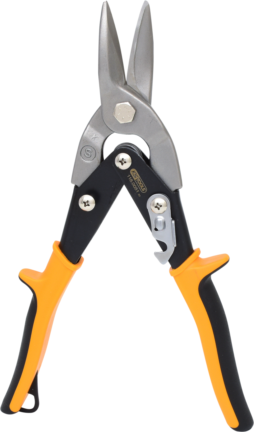 KS Tools Hebel-Blechdurchgangsschere, gerader Schnitt